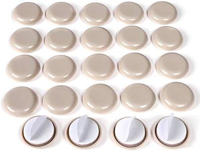 24 PCS Self-Stick Furniture Sliders,1 Inch Furniture Glides for Carpet,Furniture Moving Pads for Furniture-Adhesive Carpet Sliders