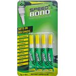 Speed Bond General Strong All Purpose Superglue Strong All Purpose Liquid Adhesive DIY Craft Super Glue on Metal, Wood, Plastic, Ceramic, Leather, Rubber, Glass, and More