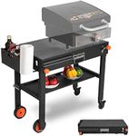 Portable Outdoor Grill Table, Foldi