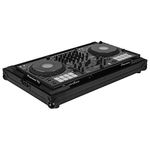 Odyssey FZDDJ1000BL Low Profile Case for Pioneer DJ DDJ 1000 DJ Controller - Heavy Duty Exterior and Foam Lined Interior - Cable Management Port - Black Label