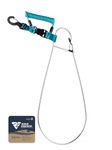 Rogue Endeavor Fish Stringer Clip, Large, Stainless Construction, Quick Release 36” Steel Core Lanyard, Designed for Spearfishing, Kayak Fishing & Scuba Diving and All Fish Types (Teal-Ultra Duty)