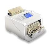 Silver by AccuBANKER USD CAD Money Counter Machine, Quick Mixed Denomination Bill Counter, 5-Point Counterfeit Detector UV/MG/IR/DD/MT, S6500, 1 Year Warranty