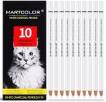 MARTCOLOR White Charcoal Pencils fo