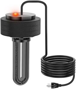 Tiflev Pond De-icer with Floating, 200W Float Aluminum Cast Pond Heater with 10ft Cord for Fishpond in Winter