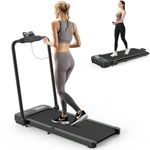 Folding Treadmill for Home,TODO Under Desk Treadmill Portable Walking Pad Machine,2.25HP Foldable Treadmill with Remote Control&LED Display(No Assembly Required)