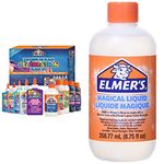 Elmer's Celebration Slime Kit + Magical Liquid Activator Solution Bundle