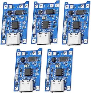 AZDelivery 5x Electronic charger TP4056 micro USB TC-1A 18650 TP4056 charging module | Charger for lithium ION battery | Charging board with protection function | Integrated module 5/10 pcs