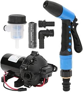 Deck Wash Pump, 24V 9.0A Washdown Pump Kit 5.0GPM 70PSI 137.8ft Head for RV Marine Boat Yacht