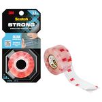 Scotch Clear Double-Sided Tape, Heavy Duty, Strong Adhesive, Invisible Finish, Holds 3.3 kg per Meter, works on uneven surfaces