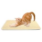 ROYUEXT Cat Scratching Mat 60x40 cm Natural Sisal Cat Scratch Mat,Large Cat Scratcher Scratching Pads for Indoor Cats Grinding Claws Nails Cat Scratching Board for Protect Furniture Sofas Carpets