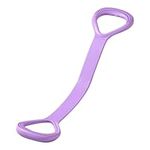 Figure 8 Fitness Resistance Band, Arm|Back Training Elastic Ropes, Arm Back Shoulder Exercise Elastic Rope Stretch Fitness Band for Yoga Pilates Stretching (purple)