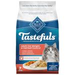 BLUE Adult Indoor Hairball & Weight Control Chicken & Brown Rice Dry Cat Food 7-lb