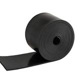 NABOWAN Solid Rubber Sheets,Strips,Rolls 1/8" (.125") Thick x 4" Wide x 120" Long, Thin Neoprene Rubber, Perfect for DIY Gasket Material, Sealing, Liner, Shield, Padding, Mat