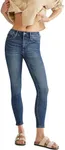 AEROPOSTALE Women's Aero HW Jegging, Dark Wash, 4 Long