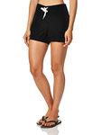 Kanu Surf Women's Breeze Solid Stretch Boardshort, Black, 8