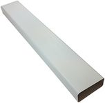 Kair Rectangular Flat Ducting 150mm x 70mm - 1 Metre Length Flat Channel Pipe