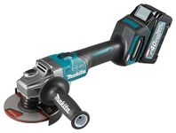 MAKITA GA005GM201 40V Cordless Angle Grinder 125mm(5"), Brushless, Anti-restart Function, Electric Brake With 40V Charger and 2x BL4040 4Ah Battery