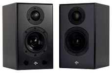 Totem Kin Play Mini Powered 70 watt Speakers with Bluetooth - Black