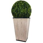 Super Marche Lively Lemon Grass Ball 13x13 Inches (33x33 cm) Artificial Plant - Perfect Indoor/Outdoor Decor Accent for Vibrant and Inviting Spaces.