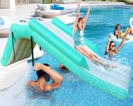 Inflatable Pontoon Waterfall Slide 