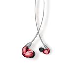 Shure SE535LTD Professional Wired Sound Isolating Earbuds, High Definition Sound + Natural Bass, Three Drivers, Secure In-Ear Fit, Detachable Cable, Durable Quality - Red