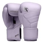 Hayabusa T3 Kanpeki Leather Boxing Gloves Men and Women for Training Sparring Heavy Bag and Mitt Work - Wisteria Purple, 16oz