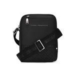 Tommy Hilfiger Unisex Crossbody Bag NEXO - Black | Structured Sling with Mobile Pouch | Compact Travel & Daily Shoulder Bag | Stylish and Trendy crossbody Bag