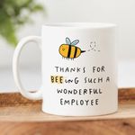 DAYS Thanks for Beeing Such A Wonderful Employee Mug - Thank You Gift, Employee, Colleague, Leaving Job, Retirement Gift Birthday Gift, Birthday Celebration, Thoutful Gift