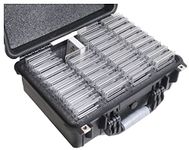 Case Club 72-132 Graded Card Slab Carrying Case,Slotted Storage Fits PSA/BGS/FGS/ & More Graded Slabs,Sports/Trading Collector Box for Pokemon/MTG/Baseball- Travel Holder for Slabs/Sleeves/Loose Cards