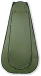 Portable Outdoor Instant Pop Up Tent Privacy Camping Shower Toilet Changing Room (Green)