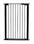 Scandinavian Pet Design Extra Tall Pressure Fit Dog Gate, 73.5-79.6 cm/29-31.3 inches wide, 105 cm/41.3 inches high, Stair Gate/Safety Gate, Metal, Black, Made in Denmark - (Pet Gate/Dog gate)