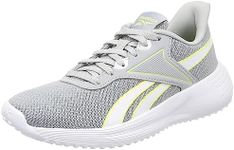 Reebok Women's Lite 3.0 Running Shoe, Pure Grey 3 White Citrus Glow, 6 US