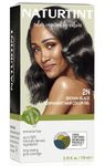 Naturtint Permanent Hair Color, 2N Brown Black, Plant Enriched, Ammonia Free, Long Lasting Gray Coverage and Radiante Color, Nourishment and Protection