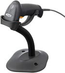 Symbol Zebra LS2208 Series Corded Handheld Standard Range Laser Scanner Kit with Gooseneck Stand and Cable Twilight Black LS2208-SR20007R-NA