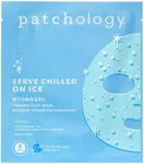 Patchology Iced Cooling and Firming Hydrogel Masks with Peptides, Cloudberry Oil and Bakuchiol. Facial Sheet Mask designed to firm skin and soothe redness and puffiness 1 - Count