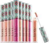 Nicole Miller 10 Pc Lip Gloss Collection, Shimmery Lip Glosses for Women and Girls, Long Lasting Color Lip Gloss Set with Rich Varied Colors (Green)