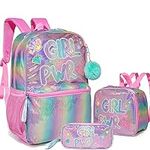 HTgroce Girls Backpack with Lunch B