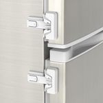 Refrigerator Fridge Freezer Door Lock for Kids and Aging Seals, Child Proof Refrigerator Latch Lock to Keep Door Closed, No Tools Required and Easy Installation (2 Pack White)