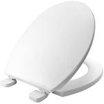 BEMIS Chester ECO Ultra-Fix Thermoplastic Off White Toilet Seat. Non Slip Toilet Seat with Universal Adjustable Hinges. Recyclable Plastic Toilet Seat, Easy to Clean & Quick Installation, Off White.