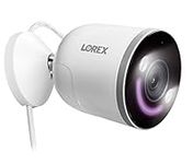 Lorex 4K WiFi Security Camera, 32GB Spotlight Wireless Security Camera Outdoor Indoor with Smart Security Lighting, WiFi 6, and Person/Vehicle/Animal/Package Detection