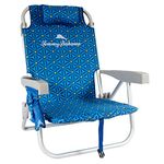 Tommy Bahama Backpack Cooler Beach Chair - Blue Floral