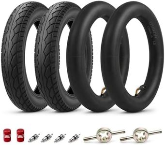 Valchoose 2 Set 12.5x2.25 (12-1/2 x2-1/4) Tire and Inner Tube Set 57-203