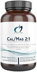 Designs for Health Cal/Mag 2:1 – 150mg Chelated Magnesium Malate + 300mg Calcium Malate Supplement - Non-GMO, Highly Absorbable Bone Support Nutrients (180 Capsules)