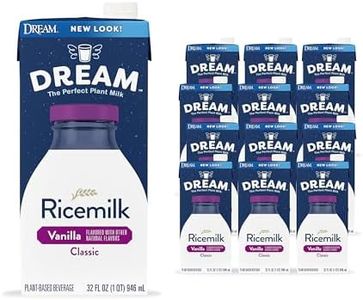 Rice Dream Rice Milk Drink, Classic Low Fat Vanilla, Vegan Dairy Alternative, Lactose Free, Shelf Stable, 32oz (Pack of 12)