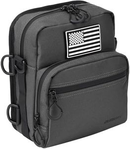 Oumurs Motorcycle Handlebar Bags,600D Nylon Water-resistant Universal Bar bag American Flag Sissy Bar Bag Front Fork Storage Accessory Bag, For Softail Dyna Sportsters Dirt Bike Scooter E-bike Bicycle