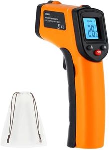 ABOHU Infrared Thermometer Gun, Digital Temperature Gun -50°C ~ 550°C (-58°F ~ 1022°F), Non-Contact Surface Temperature Gun for Measuring Cooking Food Pizza Oven Grill (Not for Human)