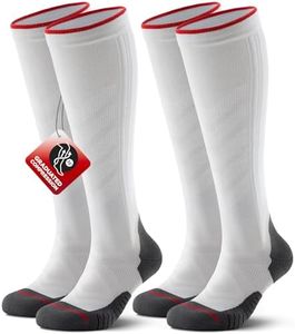 RUIXUE Compression Socks Men Women, Graduated 15-20mmHg Support Breathable for Travel Flight Running Cycling Daily Use