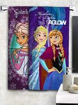 Athom Living Disney Frozen Sisterly Love Elsa & Anna Kids Bath Towel 60x120 cm Pack of 2