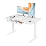 Acrolix Glass Standing Desk with Dr