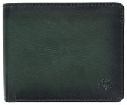 VISCONTI Atelier Collection Arthur Leather Wallet with RFID and Tap and Go AT60 Burnished Green